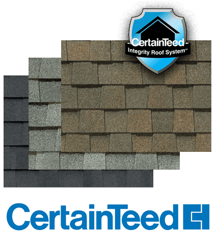 CertainTeed Roofing Logo and shingles